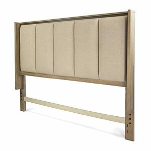 Rio Vista Upholstered King Headboard - Muted Earth Tones and Clay by Lineage Collections