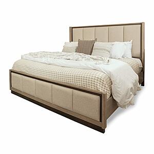 Rio Vista Upholstered Queen Bed - Muted Earth Tones and Clay by Lineage Collections