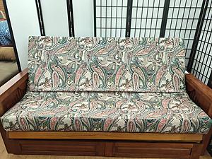 Premium Heavy Texture Salina Blush Futon Cover by Prestige