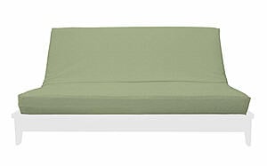 Samantha Fern Chenille Texture Futon Cover by Prestige