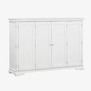 Sealy San Sebastian White Full Murphy Cabinet Bed by Night & Day Furniture