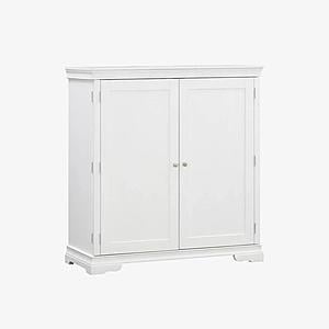Sealy San Sebastian White Twin Murphy Cabinet Bed by Night & Day Furniture