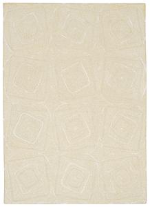 Serenity Ivory Geo Area Rug by KAS Rugs