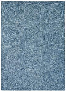 Serenity Navy Geo Area Rug by KAS Rugs