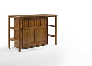 Siesta Black Walnut Twin Desk Murphy Cabinet by Night & Day Furniture