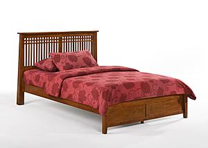 Solstice Cherry Platform Bed by Night & Day Furniture