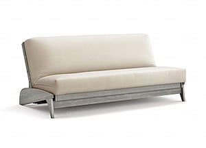 Futon Frame - Full Size - Dillon Gray Wall Hugger by Strata Furniture