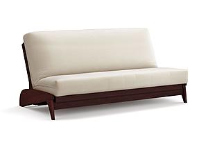 Futon Frame - Queen Size - Dillon Dark Cherry Wall Hugger by Strata Furniture