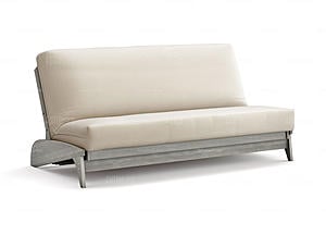 Futon Frame - Queen Size - Dillon Gray Wall Hugger by Strata Furniture