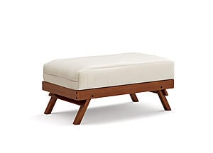Folding Ottoman (Twin Chair Size) by Strata Furniture