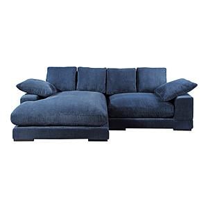 Plunge Sectional Navy by Moe's Home Collection
