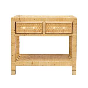 Amara Natural Rattan Nightstand by TOV Furniture