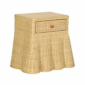 Pentra Natural Rattan Nightstand by TOV Furniture