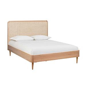 Carmen Cane Bed in Queen by TOV Furniture