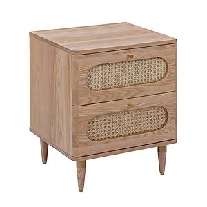 Carmen Cane Nightstand by TOV Furniture