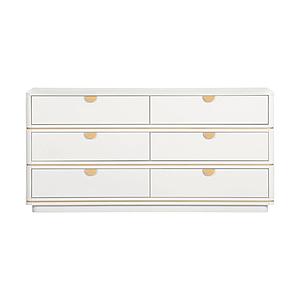 Julieta Cream 6 Drawer Dresser by TOV Furniture
