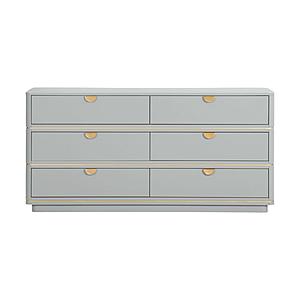 Julieta Grey 6 Drawer Dresser by TOV Furniture