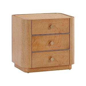 Abigail Natural Acacia Nightstand by TOV Furniture