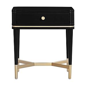 Julieta Black Nightstand by TOV Furniture