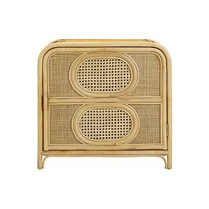 Tina Natural Rattan Nightstand by TOV Furniture