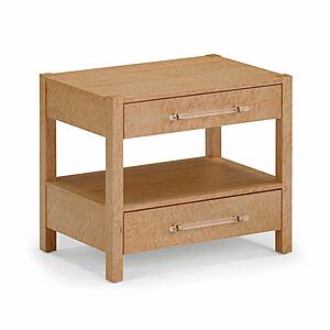 Brandyss Birdseye Maple 2-Drawer Nightstand by TOV Furniture