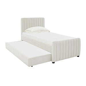 Angela Cream Trundle in Twin by TOV Furniture