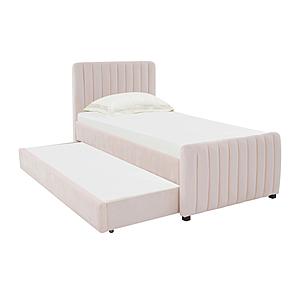 Angela Blush Trundle in Twin by TOV Furniture