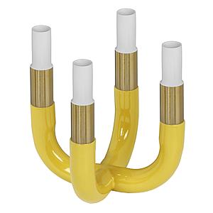 Kaonashi Mustard Yellow Candelabra by TOV Furniture