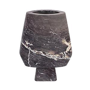 Samma Grey Marble Vase - Large by TOV Furniture
