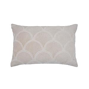 Destiny White Woven Cushion by TOV Furniture