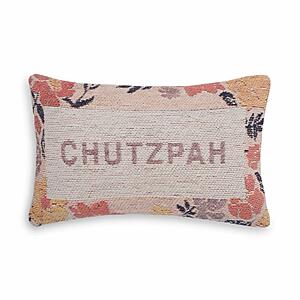 Chutzpah Jacquard Woven Pillow by TOV Furniture