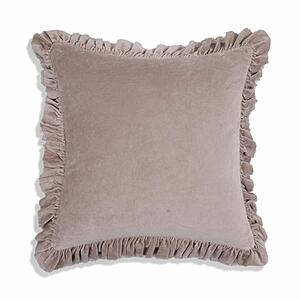 Alessia Distressed Pink Velvet Pillow by TOV Furniture