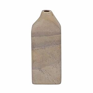 Saava Sandstone Straight Vase by TOV Furniture
