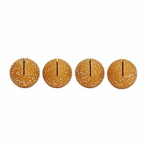 Gabby Speckled Terracotta Round Card Holder - Set of 4 by TOV Furniture