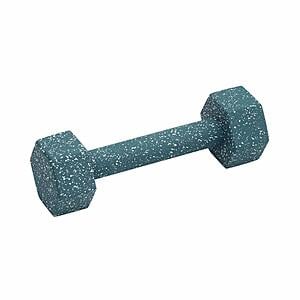 Gabby Speckled Blue Decorative Dumbbell by TOV Furniture