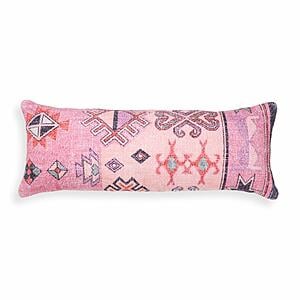Persia Pink Cotton 27 x 10 inch Bolster Pillow by TOV Furniture