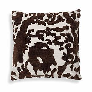Coast Chocolate Brown Tufted 26" Square Pillow by TOV Furniture
