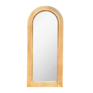 Tanya Natural Rattan 70" Floor Mirror by TOV Furniture