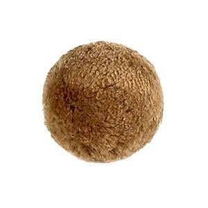 New Zealand Brown Genuine Sheepskin 12" Ball Pillow by TOV Furniture