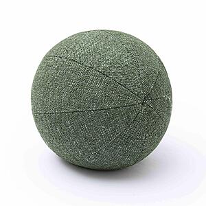 Boba Forest Green Textured Basketweave 9 inch Pillow by TOV Furniture