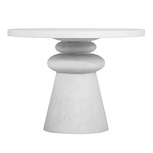 Lupita White 42" Dinette Table by TOV Furniture