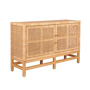 Amara Natural Woven Rattan Buffet by TOV Furniture