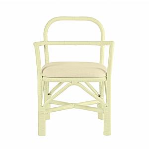 Ginny Cream Rattan Dining Chair by TOV Furniture