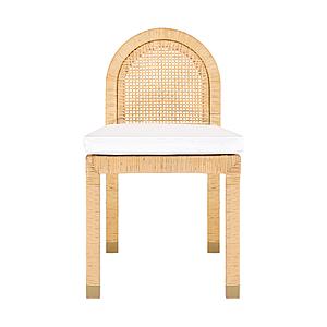 Amara Natural Rattan Arched Back Dining Chair by TOV Furniture