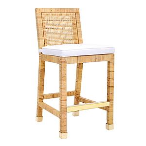 Amara Rattan Counter Stool by TOV Furniture