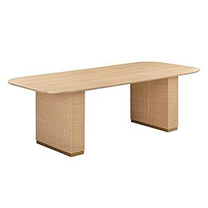 Akiba 96" Rectangular Dining Table by TOV Furniture