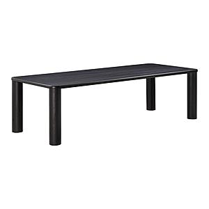 Akola Black Oak Rectangular Dining Table by TOV Furniture