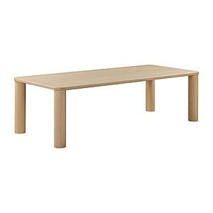 Akola Natural Oak Rectangular Dining Table by TOV Furniture