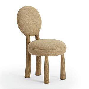 Sulley Honey Tan Perfomance Basketweave Dining Chair by TOV Furniture