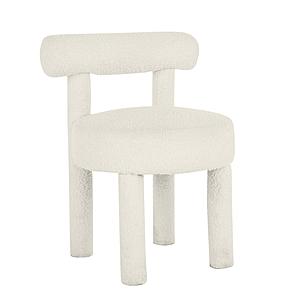 Carmel Cream Boucle Dining Chair by TOV Furniture